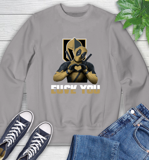 NHL Vegas Golden Knights Deadpool Love You Fuck You Hockey Sports Sweatshirt 5