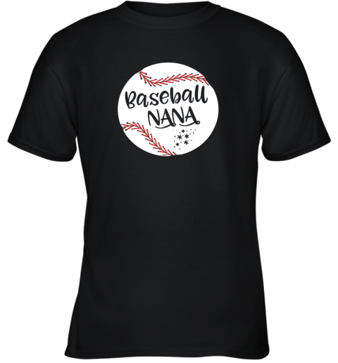 Baseball Nana Shirt Grandma Youth T-Shirt