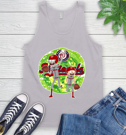 MLB Washington Nationals Rick And Morty Baseball Sports Tank Top 4