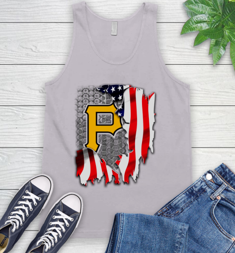 Pittsburgh Pirates MLB Baseball American Flag Tank Top 3