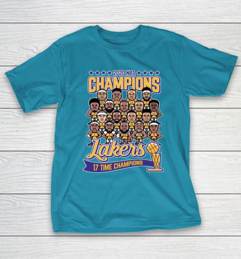 Lakers Finals Champions 17 Times 2020 NBA T-Shirt | Tee For