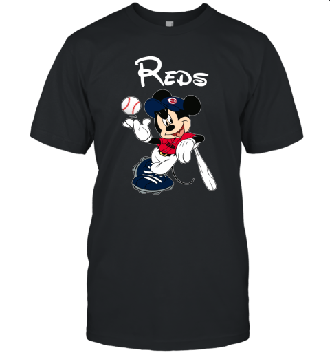 Baseball Mickey Team Cincinnati Reds Unisex Jersey Tee