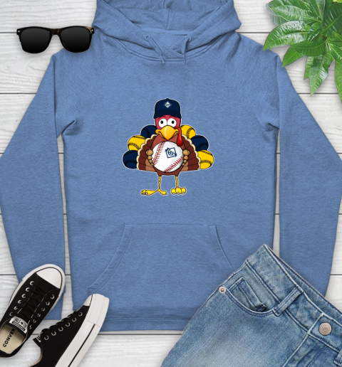 Tampa Bay Rays Turkey thanksgiving Youth Hoodie 12