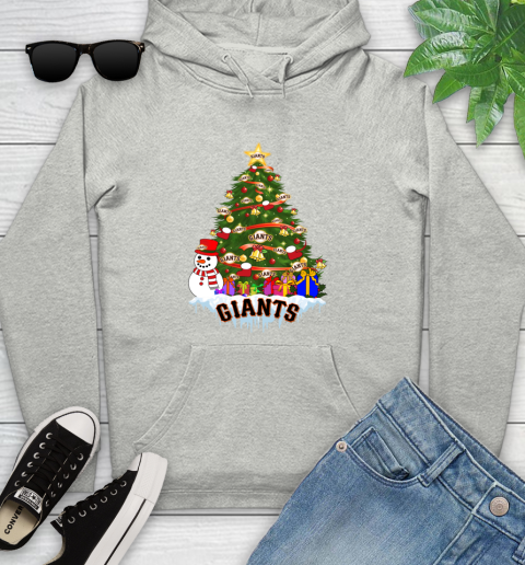 San Francisco Giants Merry Christmas MLB Baseball Sports Youth Hoodie