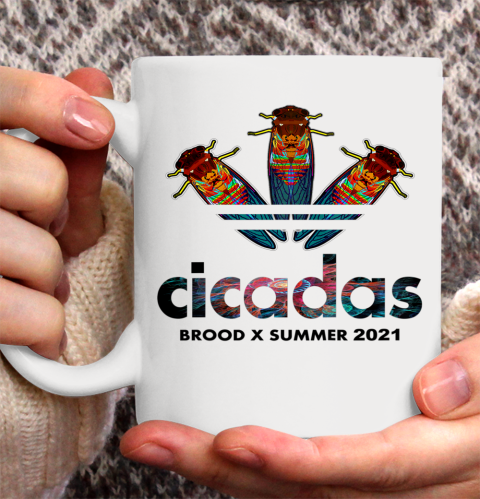 Cicada 2021 tshirt Summer Brood X Magicicada 2021 USA Ceramic Mug 11oz