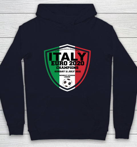 Italy Football Italian Football Forza Italia Champions Euro 2020 Youth Hoodie 2