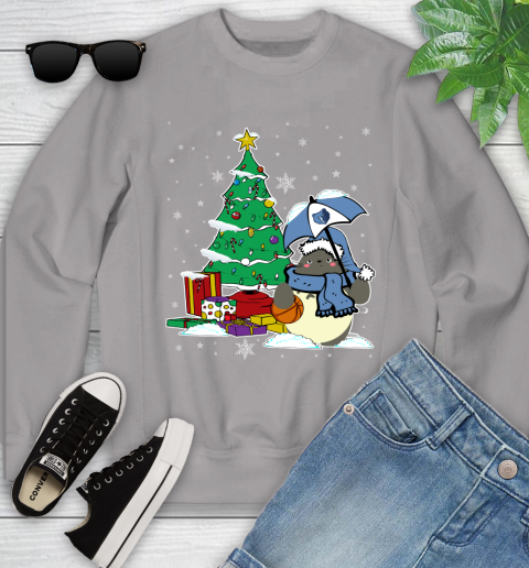 Memphis Grizzlies NBA Basketball Cute Tonari No Totoro Christmas Sports Youth Sweatshirt 3