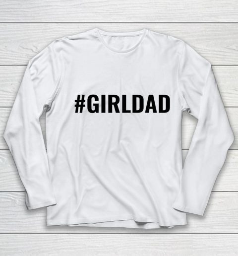 Girl Dad Black Letter Youth Long Sleeve
