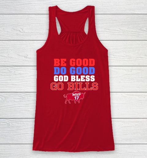 Be Good Do Good God Bless Go Bills Racerback Tank 3