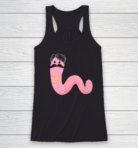 Worm With A Mustache James Tom Ariana Reality Racerback Tank