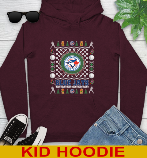 Toronto Blue Jays Merry Christmas MLB Baseball Loyal Fan Youth Hoodie 7
