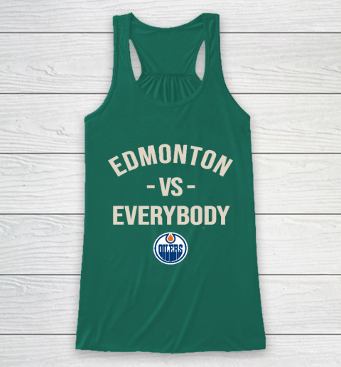 Edmonton Oilers Vs Everybody Racerback Tank 5
