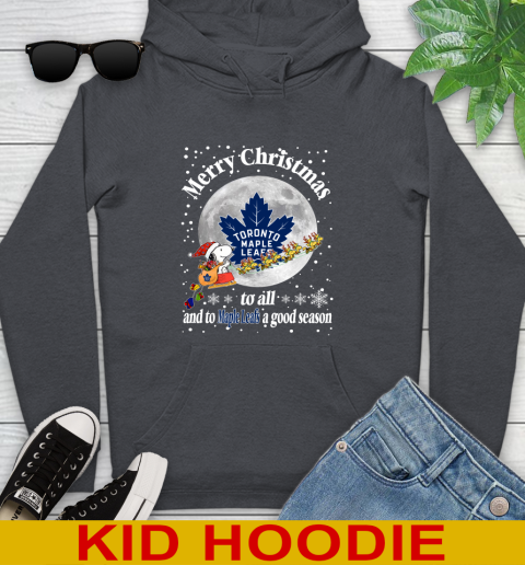 Toronto Maple Leafs Merry Christmas To All And To Maple Leafs A Good Season NHL Hockey Sports Youth Hoodie 9