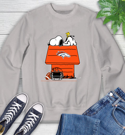 Denver Broncos NFL Football Snoopy Woodstock The Peanuts Movie Sweatshirt 12