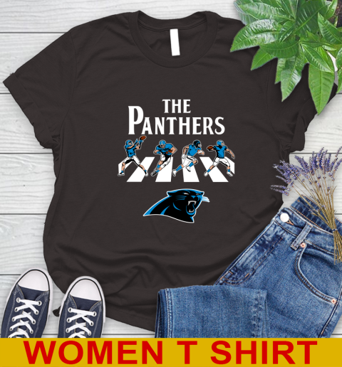 NFL Football Carolina Panthers The Beatles Rock Band Shirt Women's T-Shirt 9