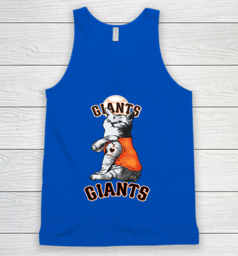 MLB Baseball My Cat Loves San Francisco Giants Tank Top 4