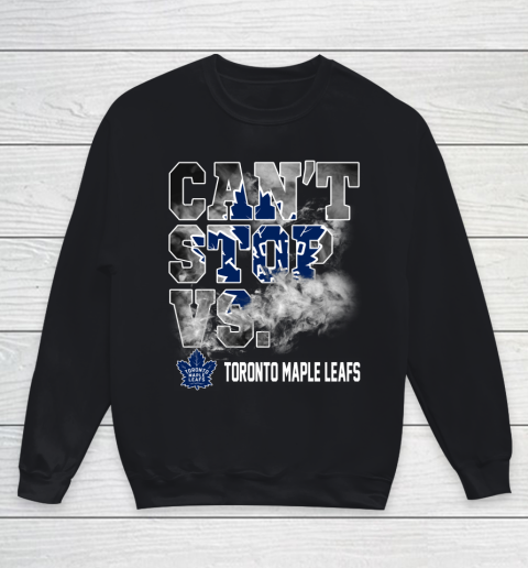 NHL Toronto Maple Leafs Hockey Can't Stop Vs Youth Sweatshirt