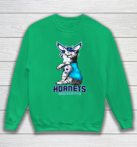 NBA Basketball My Cat Loves Charlotte Hornets Sweatshirt 5
