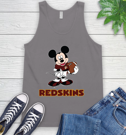 NFL Football Washington Redskins Cheerful Mickey Mouse Shirt Tank Top 7