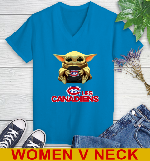 NHL Hockey Montreal Canadiens Star Wars Baby Yoda Shirt 84