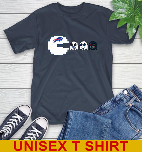 Buffalo Bills NFL Football Pac Man Champion T-Shirt 4