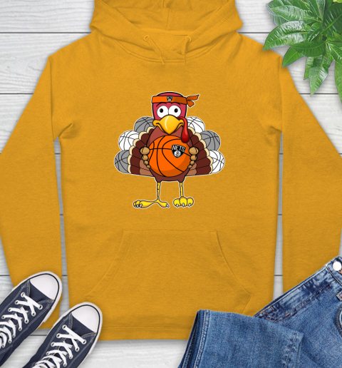 Brooklyn Nets Turkey thanksgiving day Hoodie - Image 4