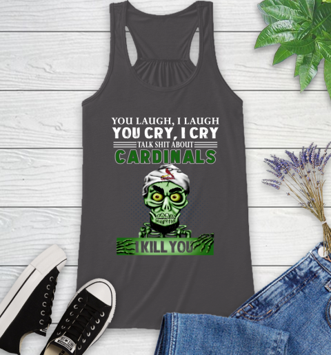 MLB Talk Shit St.Louis Cardinals I Kill You Achmed The Dead Terrorist Jeffrey Dunham Baseball Racerback Tank 11