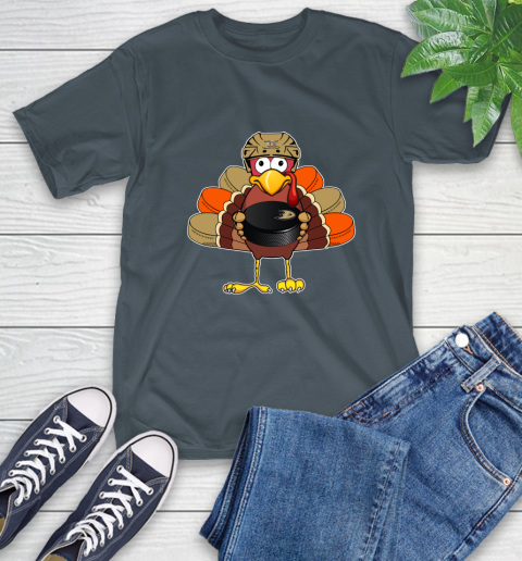 Anaheim Ducks Turkey Thanksgiving Day T-Shirt 9