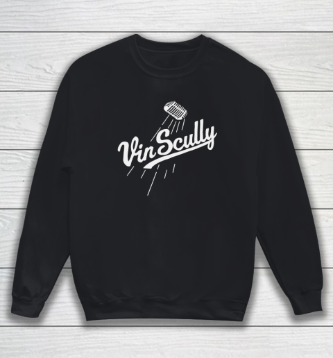 Vin Scully Microphone Sweatshirt