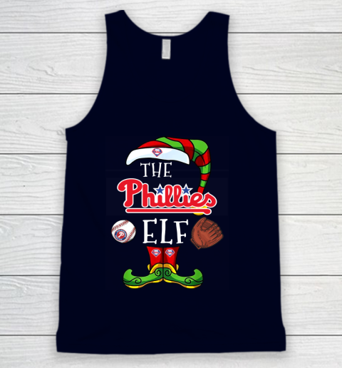 Philadelphia Phillies Christmas ELF Funny MLB Tank Top 2