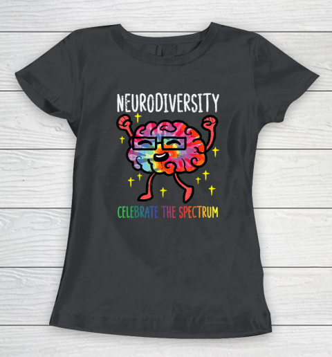 Neurodiversity Brain Autism Awareness ASD ADHD Women's T-Shirt