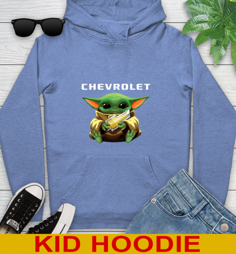 Star Wars Baby Yoda Hugs Chevrolet Car Shirt 139