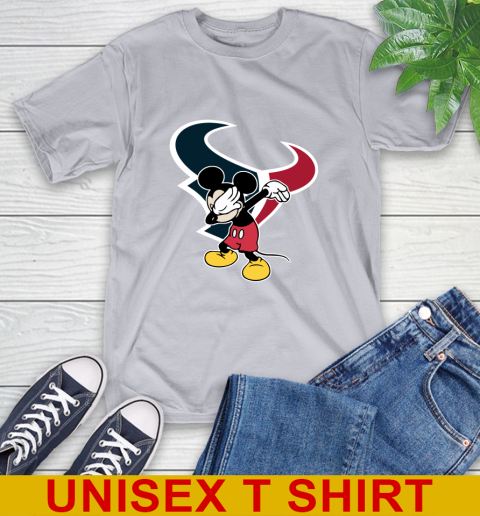 Houston Texans NFL Football Dabbing Mickey Disney Sports T-Shirt 6