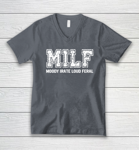 MILD Moody Irate Loud Feral V-Neck T-Shirt 3