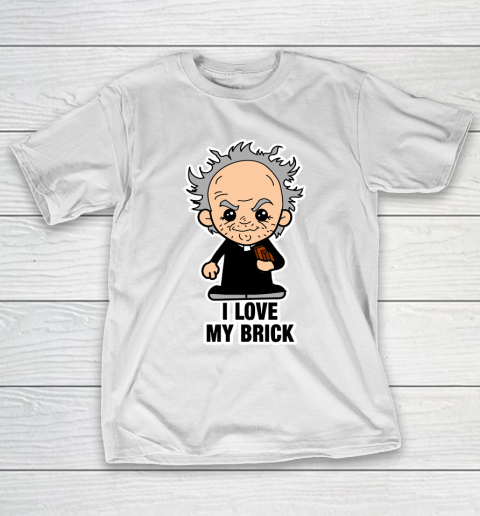 Father's Day Funny Gift Ideas Apparel  Lil Father Jack  Brick T-Shirt