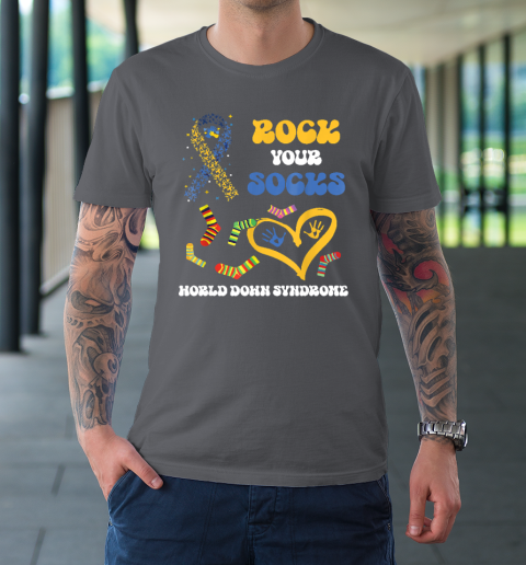 Down Syndrome Awareness Rock Your Socks T-Shirt 14