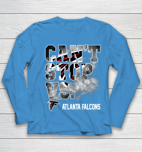 NFL Atlanta Falcons Can't Stop Vs Youth Long Sleeve 5
