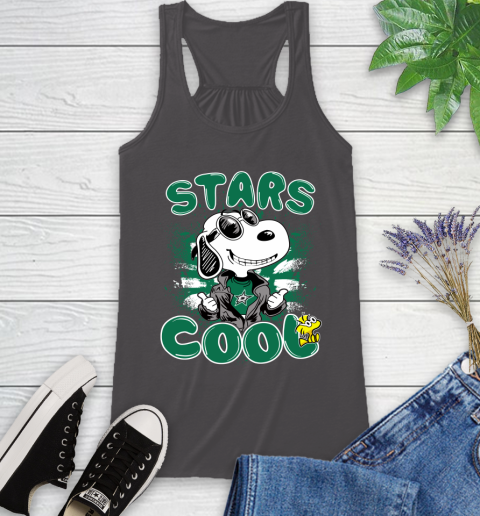 NHL Hockey Dallas Stars Cool Snoopy Shirt Racerback Tank 9
