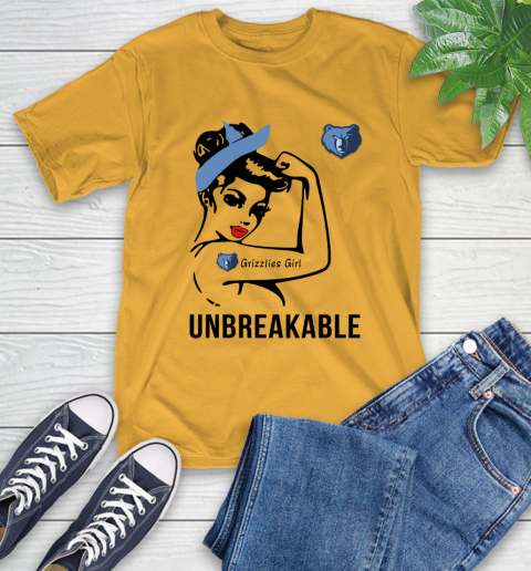 NBA Memphis Grizzlies Girl Unbreakable Basketball Sports T-Shirt 2