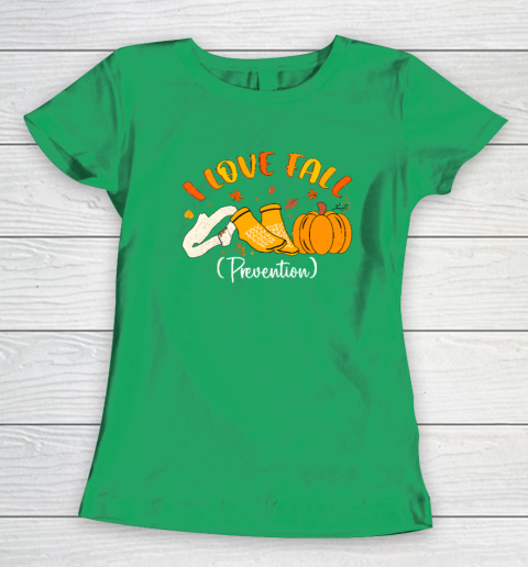 Nurse Fall I Love Fall Prevention Fall Physical Therapy Women's T-Shirt 4