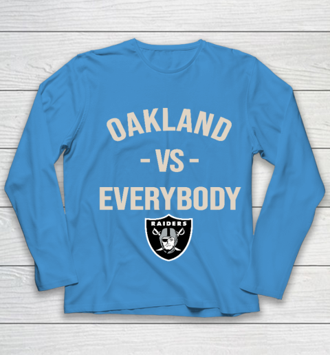 Oakland Raiders Vs Everybody Youth Long Sleeve 5