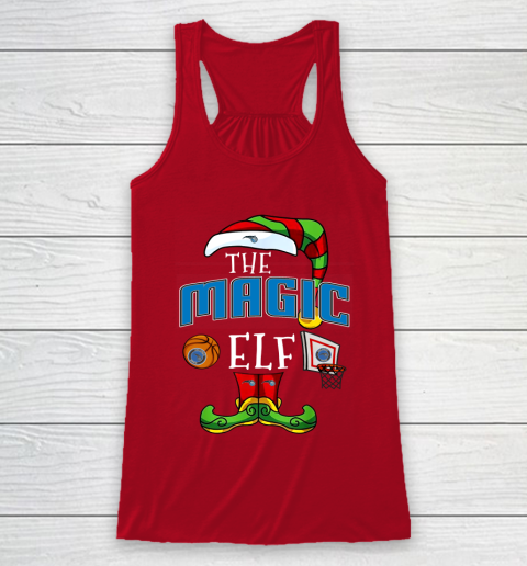 Orlando Magic Christmas ELF Funny NBA Racerback Tank 4