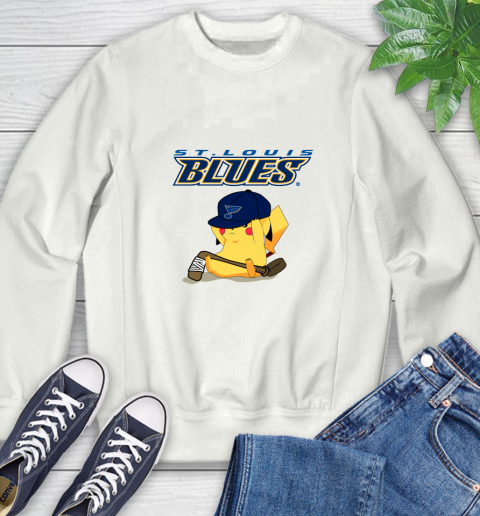 NHL Pikachu Hockey Sports St.Louis Blues Sweatshirt