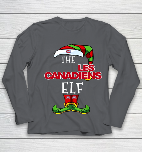 Montreal Canadiens Christmas ELF Funny NHL Youth Long Sleeve 6