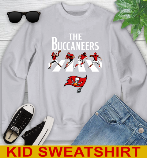 NFL Football Tampa Bay Buccaneers The Beatles Rock Band Shirt Youth Sweatshirt 3