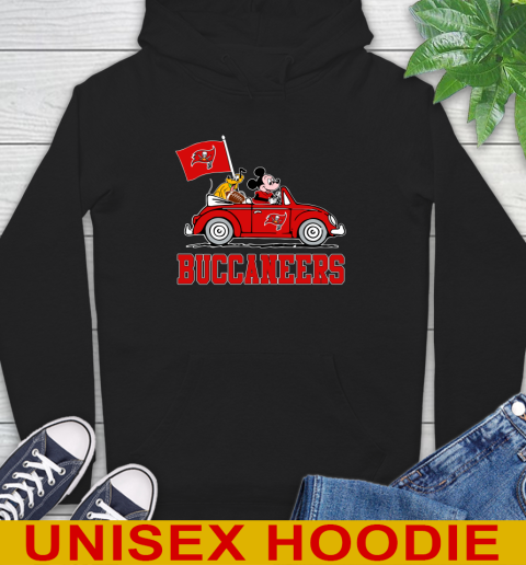 NFL Football Tampa Bay Buccaneers Pluto Mickey Driving Disney Shirt Hoodie 2