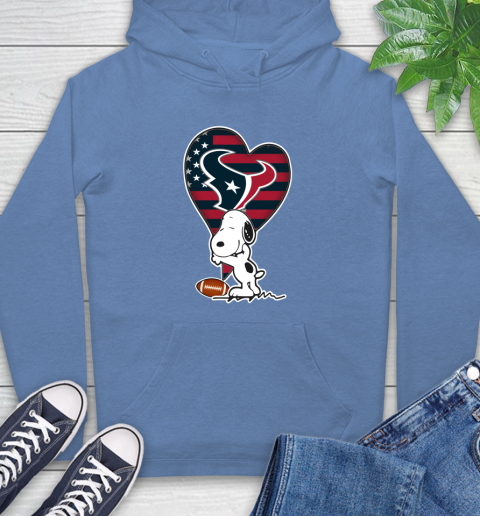 Houston Texans NFL Football The Peanuts Movie Adorable Snoopy Hoodie 11