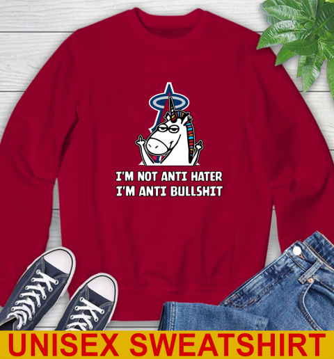 Los Angeles Angels MLB Baseball Unicorn I'm Not Anti Hater I'm Anti Bullshit (1) Sweatshirt 7
