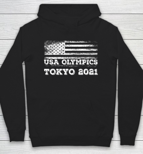 American Flag For US Team Tokyo Olympic 2021 USA Team Shirt Hoodie