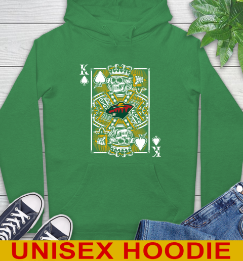 Minnesota Wild NHL Hockey The King Of Spades Death Cards Shirt Hoodie 8